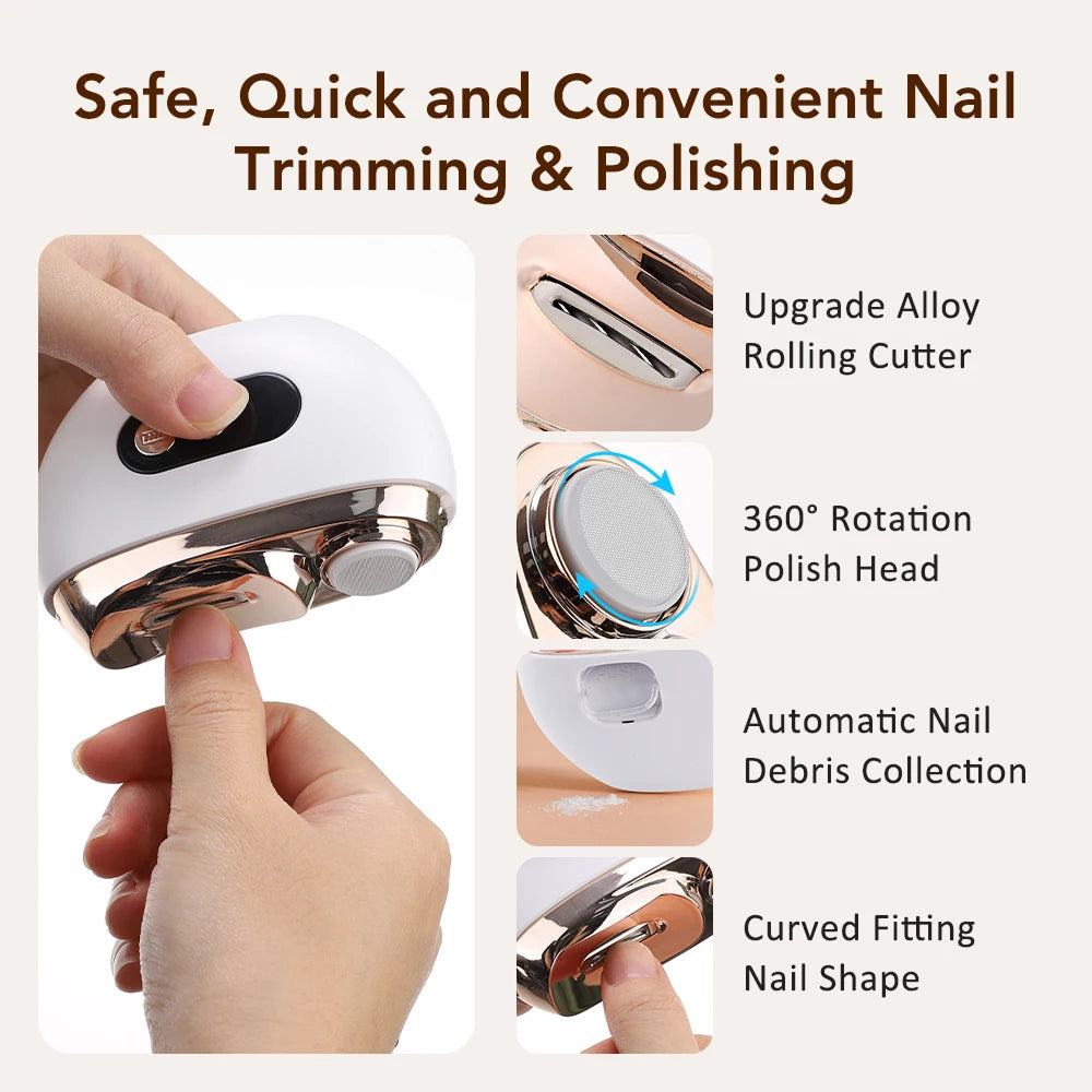 Nailixos Electric Nail Clippers for Seniors