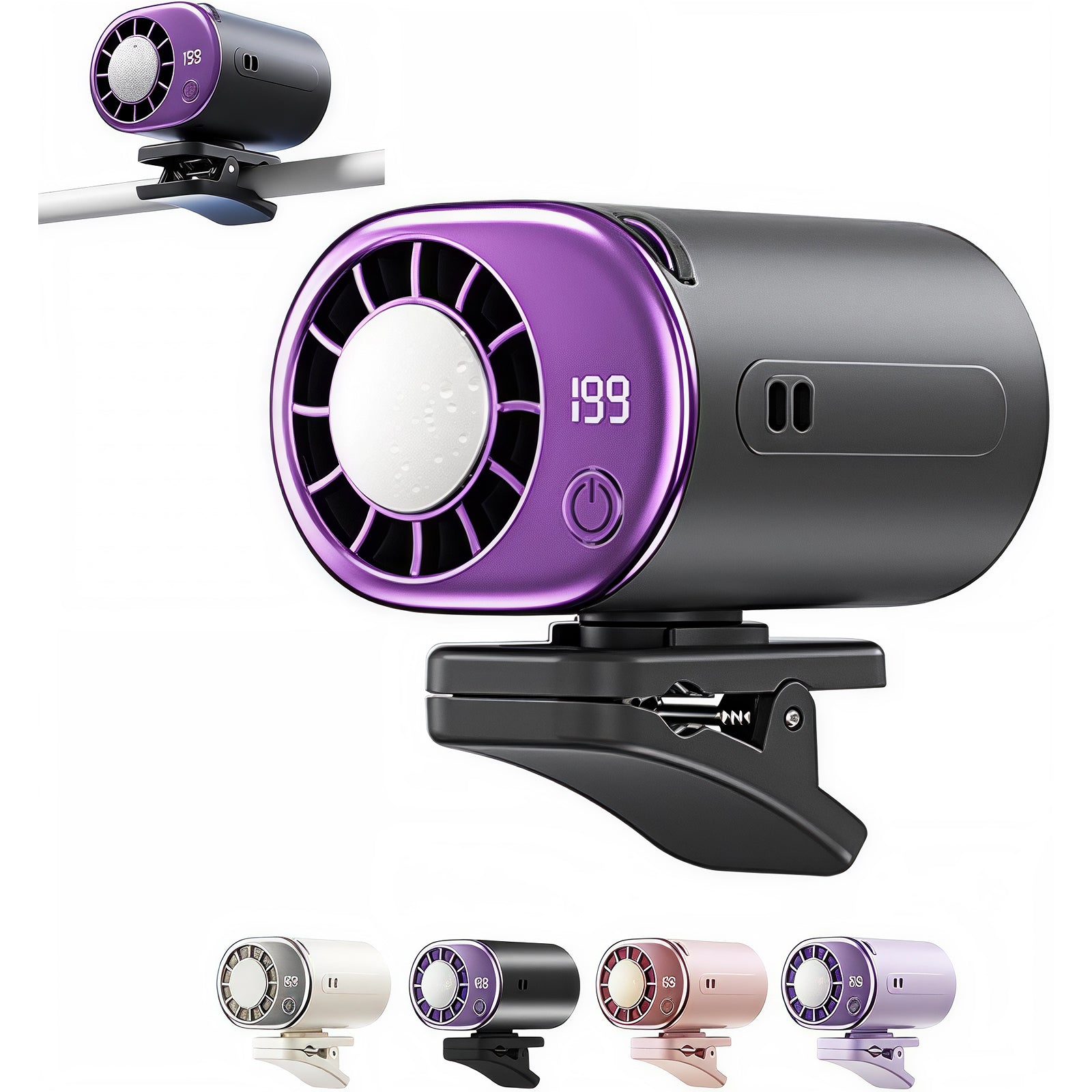 RidexFan Car Clip-On Fan