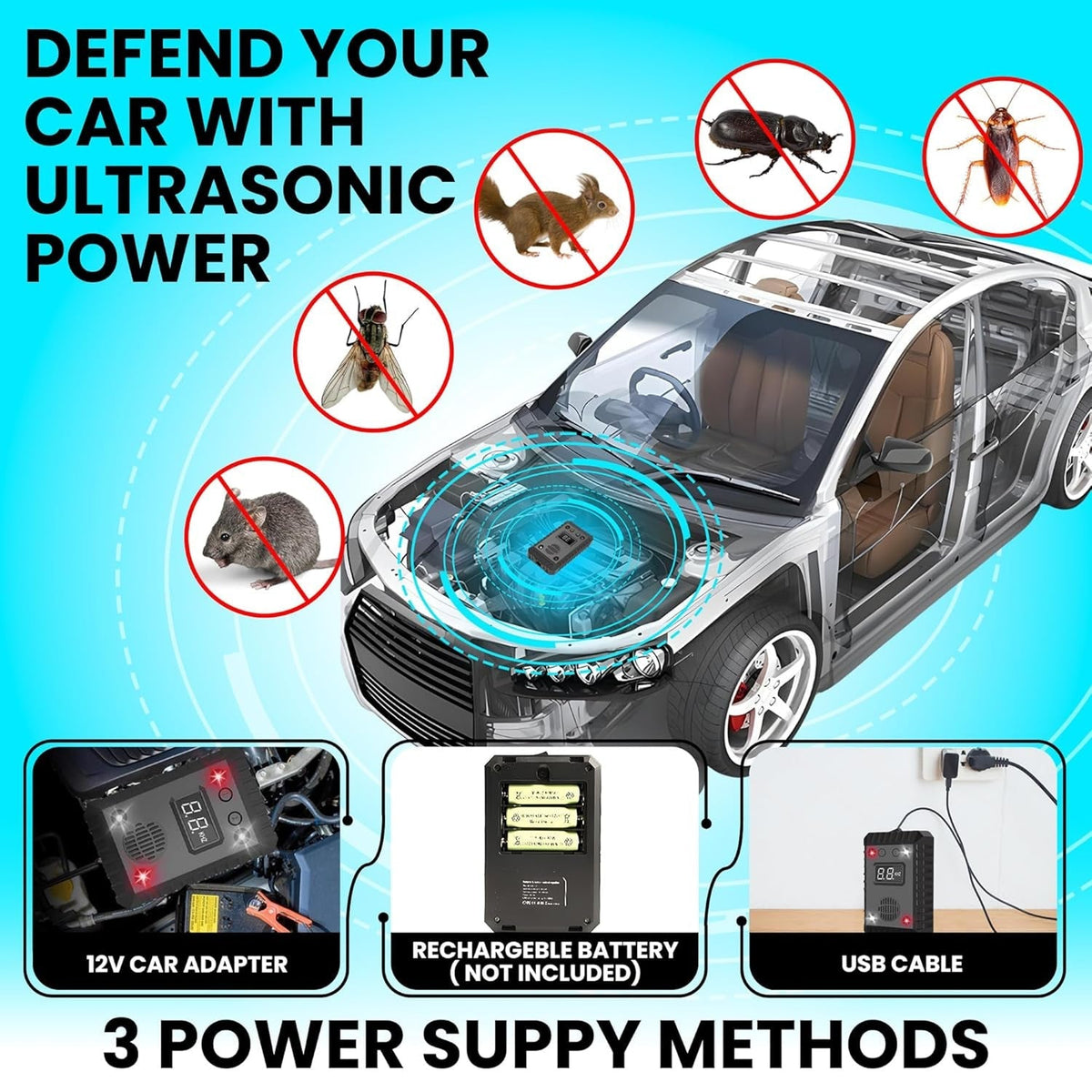AutexRat Squirrel Repellent For Car Engines