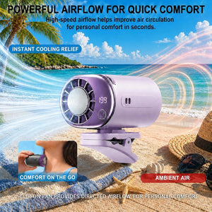 RidexFan Car Clip-On Fan