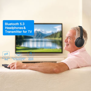 CozeTone TV Headphones For Hearing Impaired
