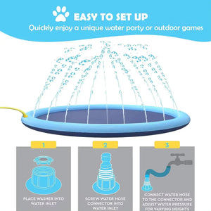 PawWavey Dog Splash Pad