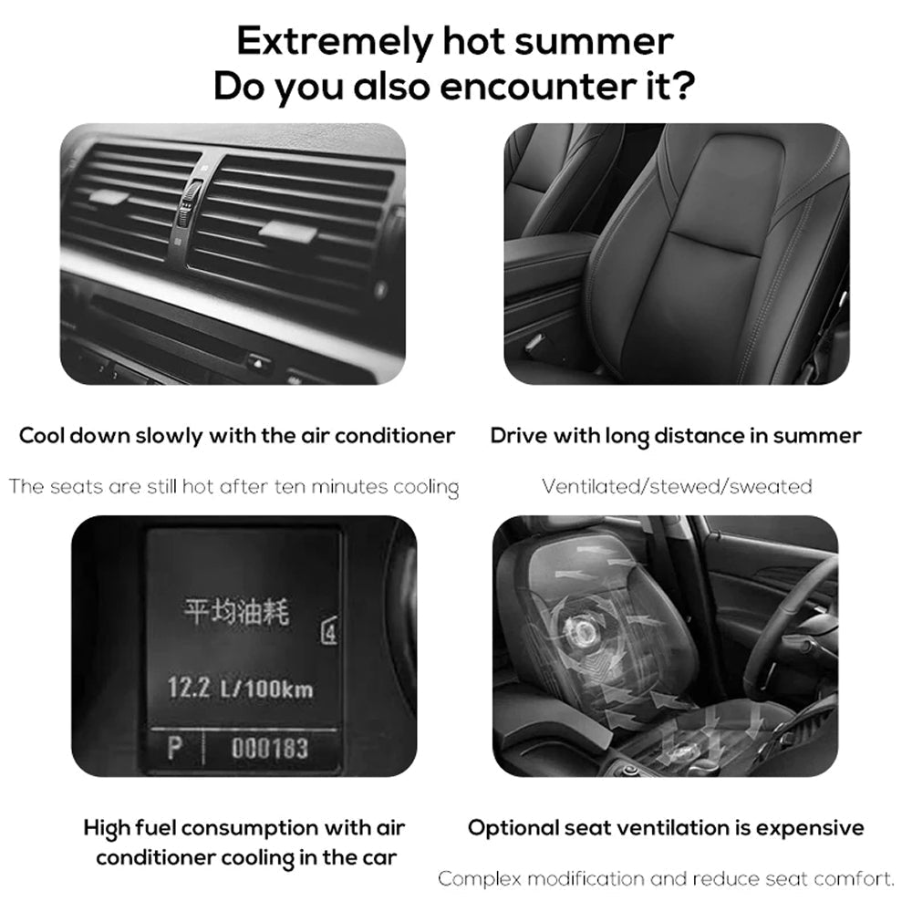 FanziSot Car Headrest Fan