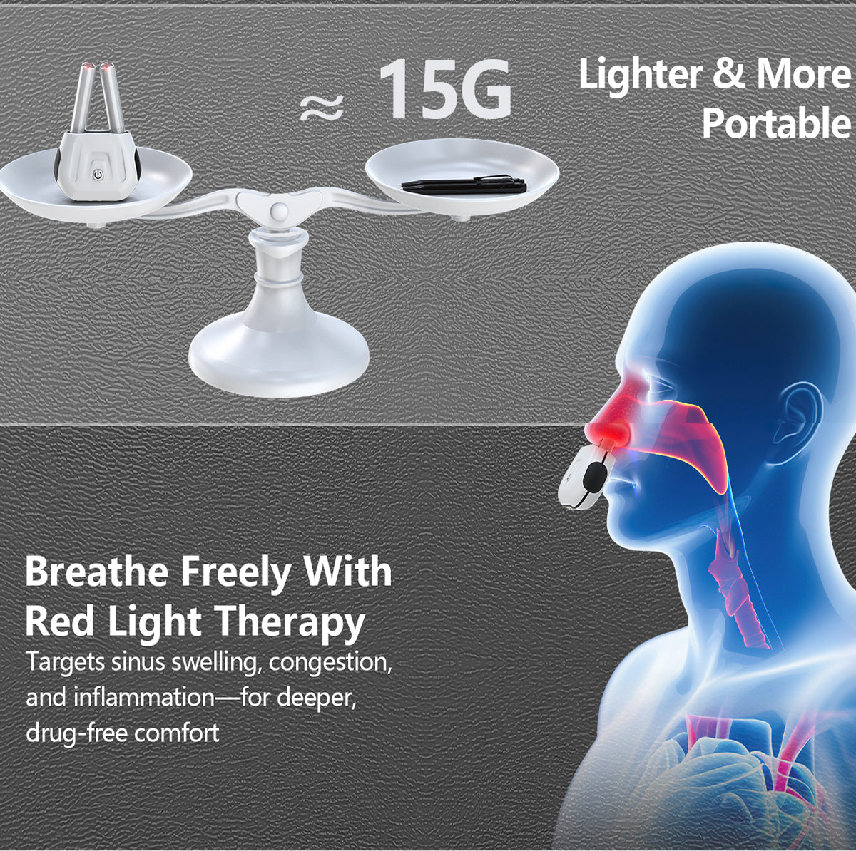 LuxFobest Red Light Therapy For Nose