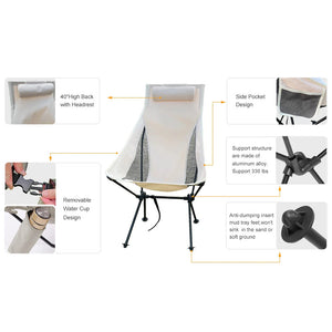 NestFoche Folding Camping Chairs UK