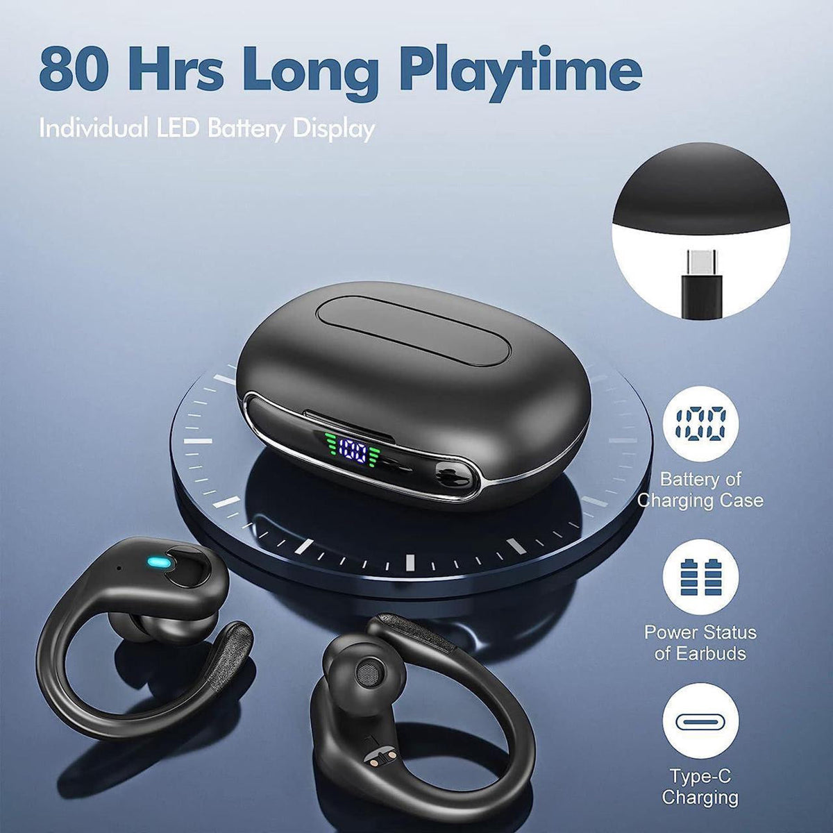 NexBuds Earbuds With Ear Hooks