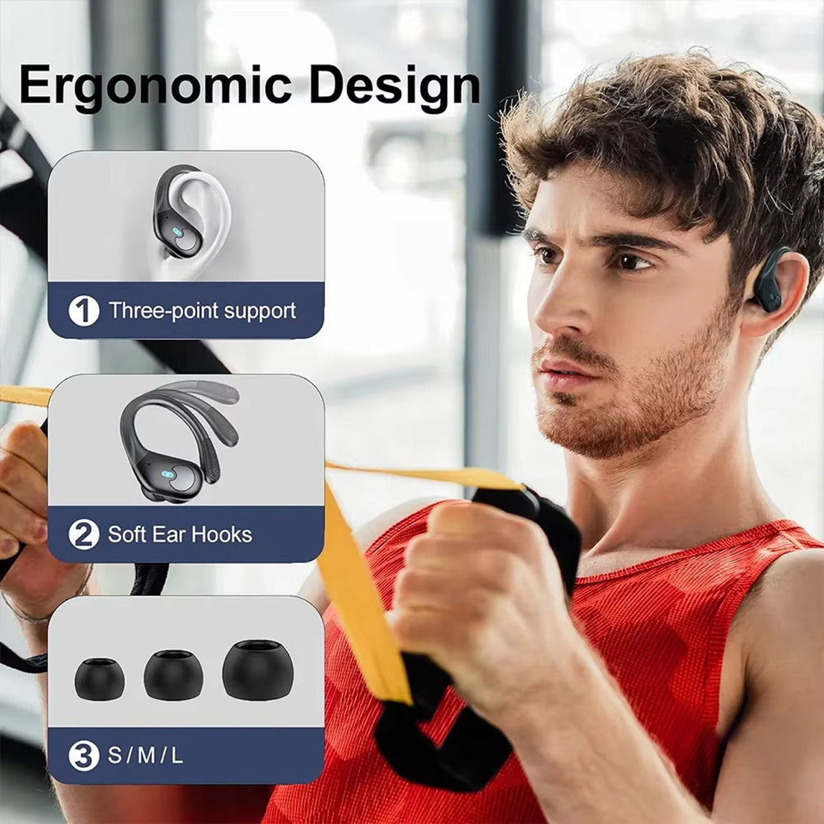 NexBuds Earbuds With Ear Hooks