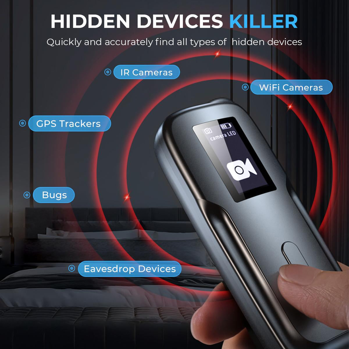 SnifRect Spy Bug Detector