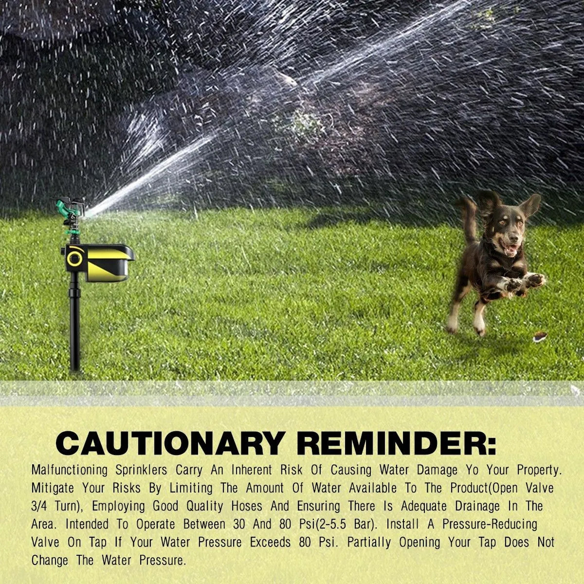 Sprixcle Motion Activated Sprinkler For Fox