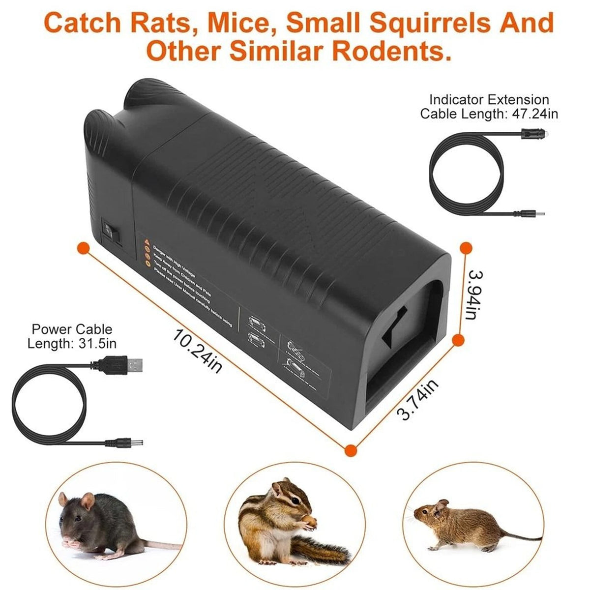 VoltTrapi Electronic Rat Trap