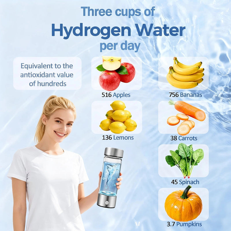 Hydrixfy Hydrogen Water Bottle Generator