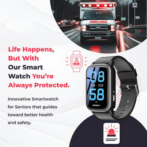 Watliqox V3 Smartwatch With Fall Detection