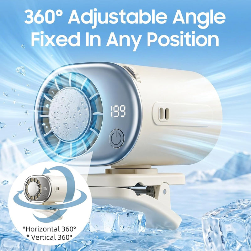 RidexFan Car Clip-On Fan