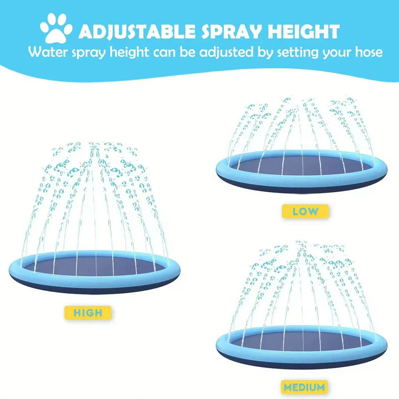 PawWavey Dog Splash Pad