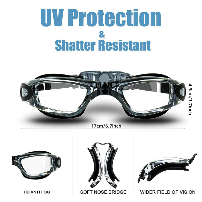 BlueGazix Anti Fog Swimming Goggles