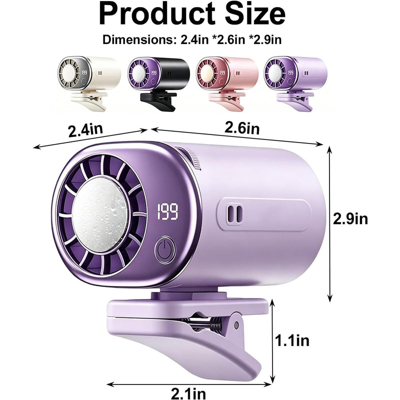 RidexFan Car Clip-On Fan