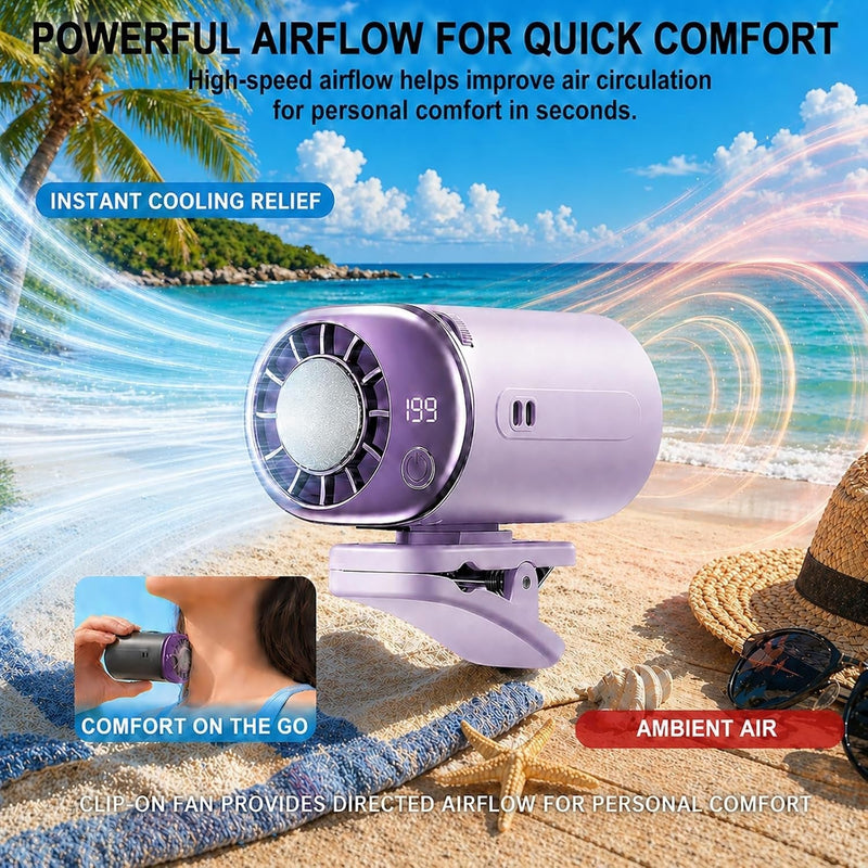 RidexFan Car Clip-On Fan