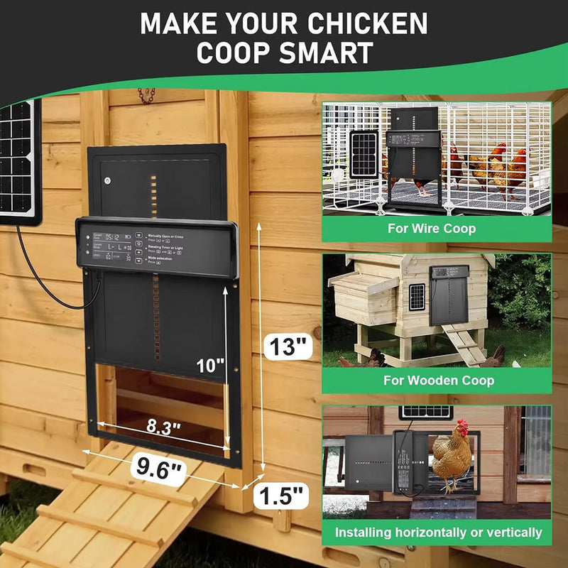 ChicxGate Solar Chicken Coop Door