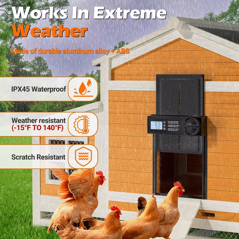 ChicxGate Solar Chicken Coop Door