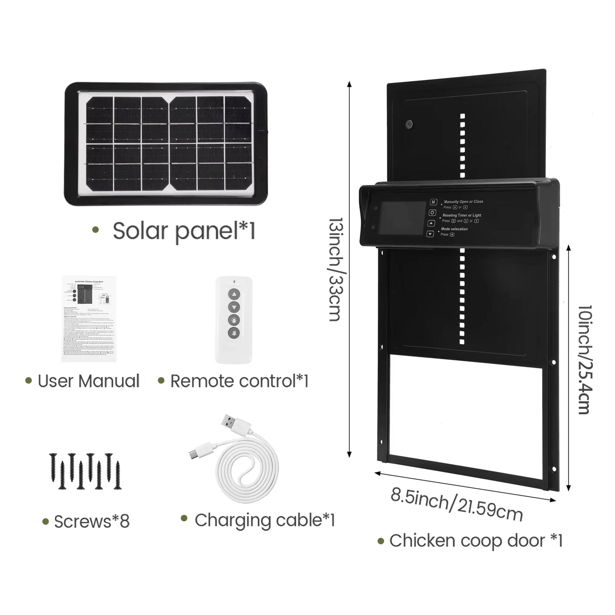 ChicxGate Chicken Coop Door