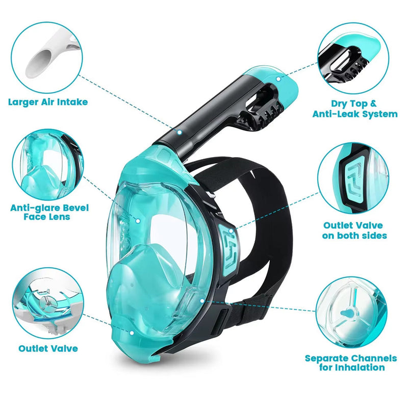 Coralefa Snorkel Mask For Adults