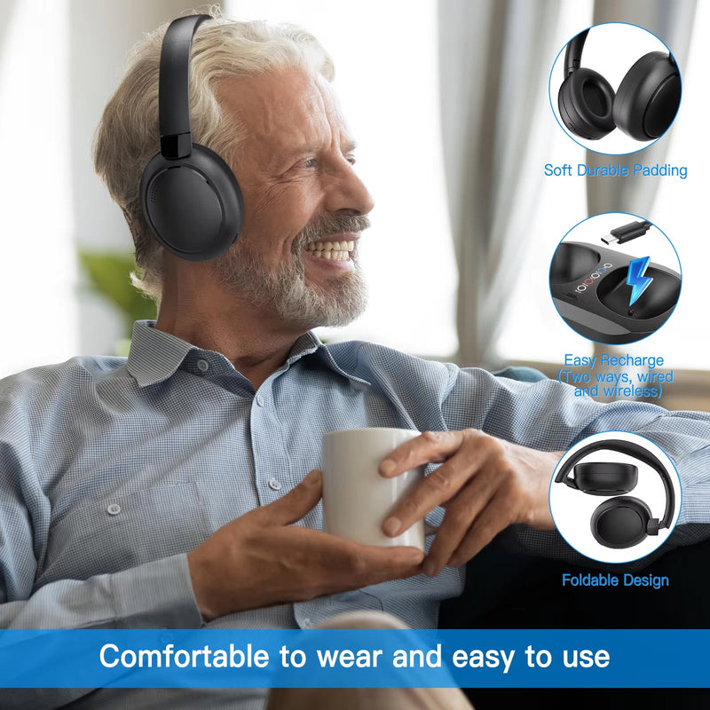 CozeTone TV Headphones For Hearing Impaired