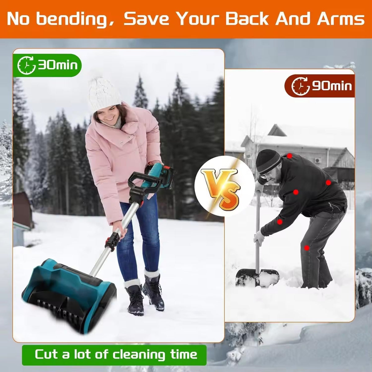 FrostiJet Electric Snow Shovel