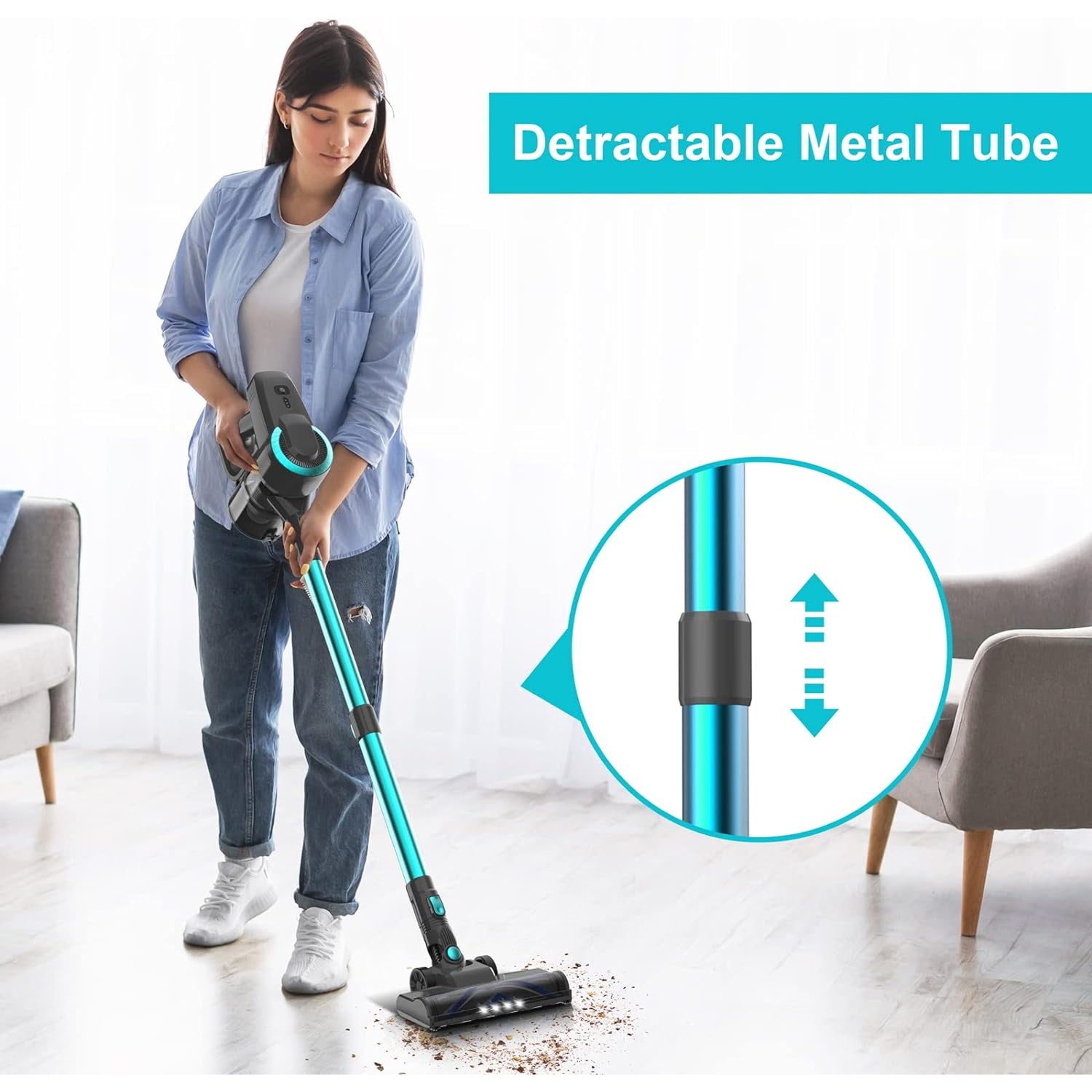 FurVaxim Cordless Vacuum For Pet Hair