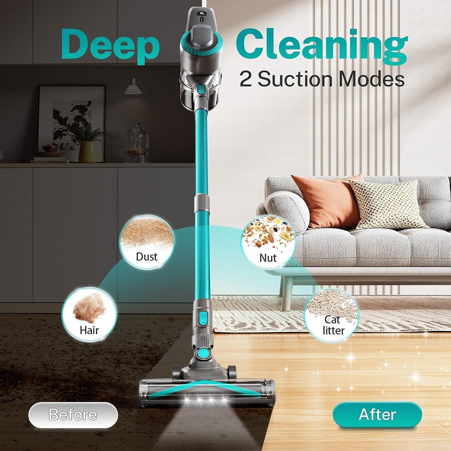 FurVaxim Cordless Vacuum For Pet Hair
