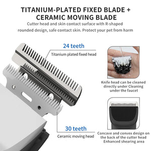 FuriCutx Dog Hair Clippers for Thick Hair