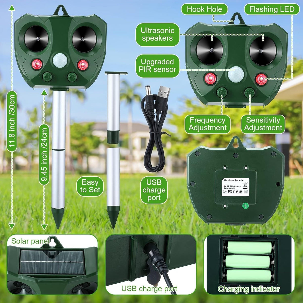 Guardixim Fox Deterrent For Garden