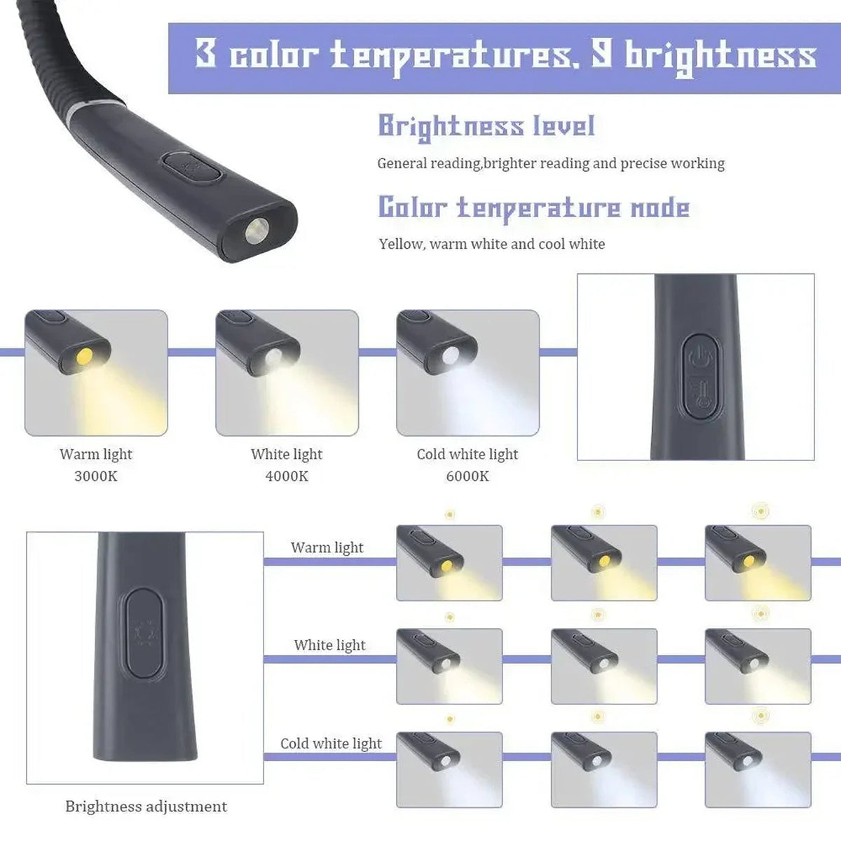 Lumigumix Neck Reading Light