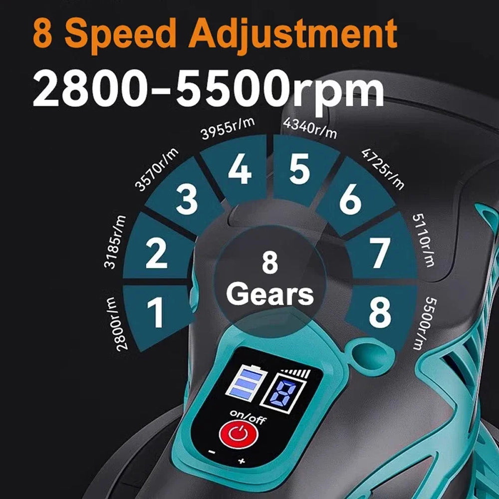 Polltimex Cordless Car Buffer Polisher