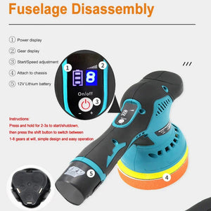 Polltimex Cordless Car Buffer Polisher