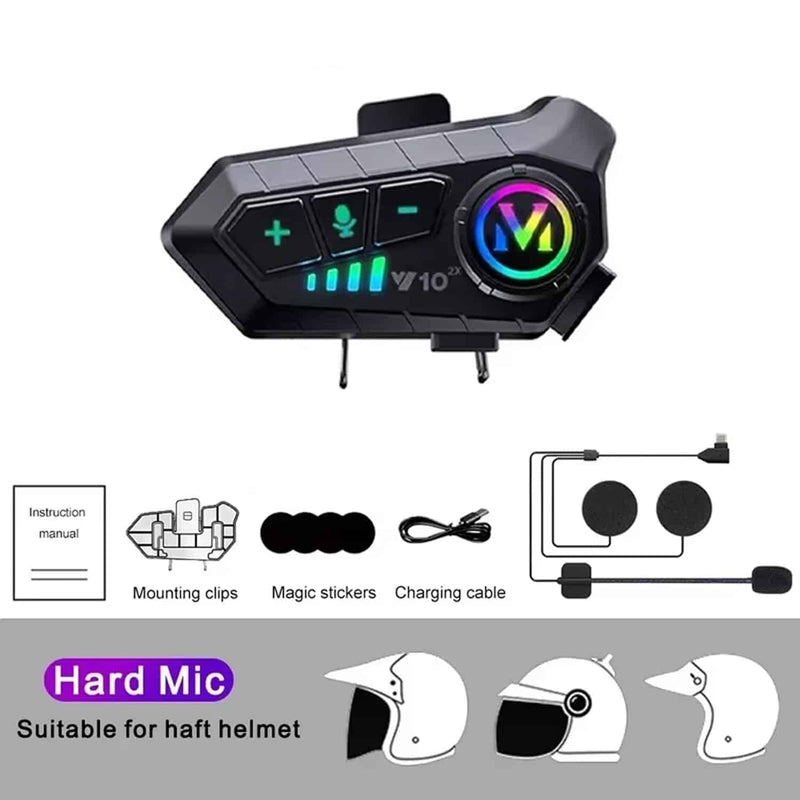 RiderZest V2 Motorcycle Intercom