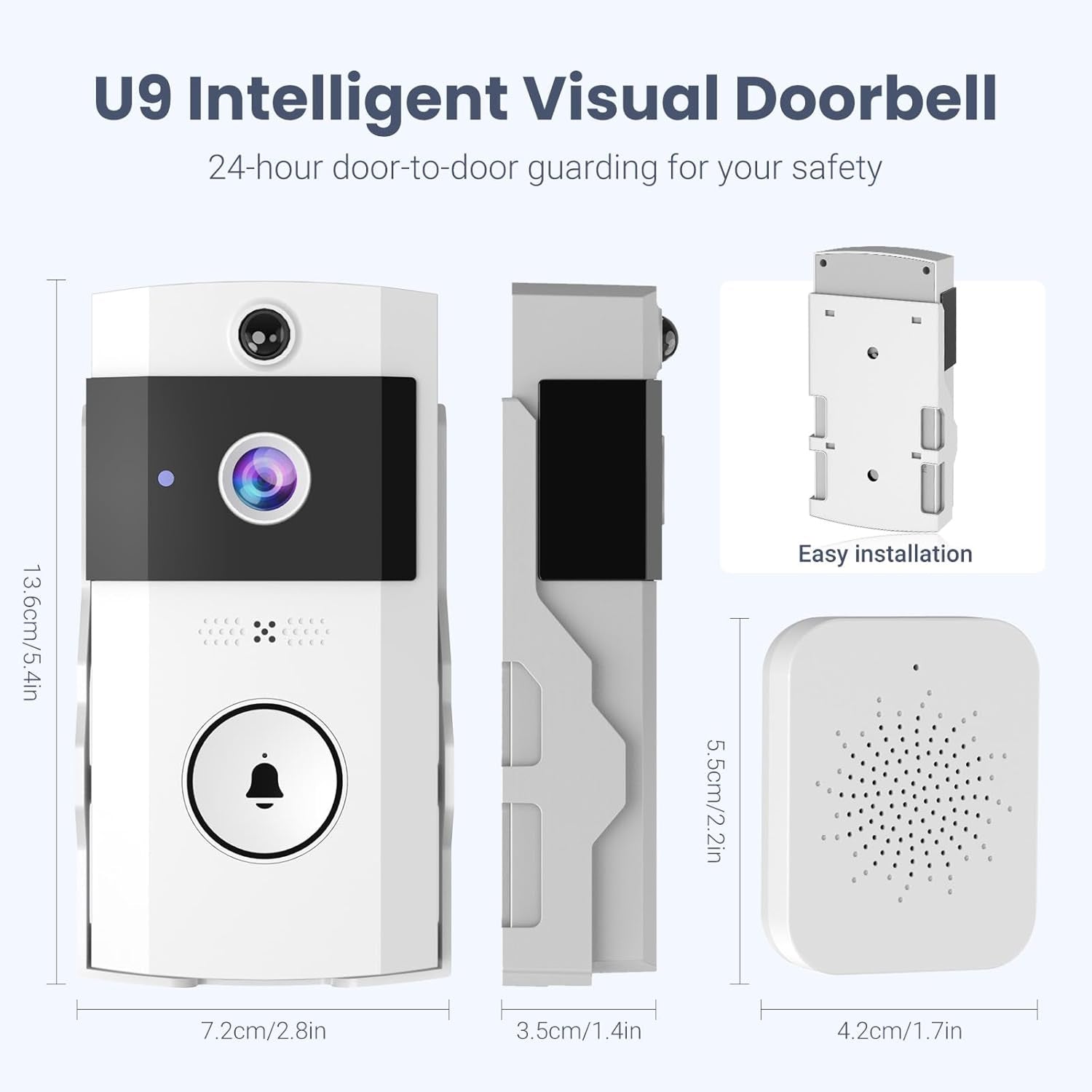 Ringixdo Doorbell Camera Without Subscription UK