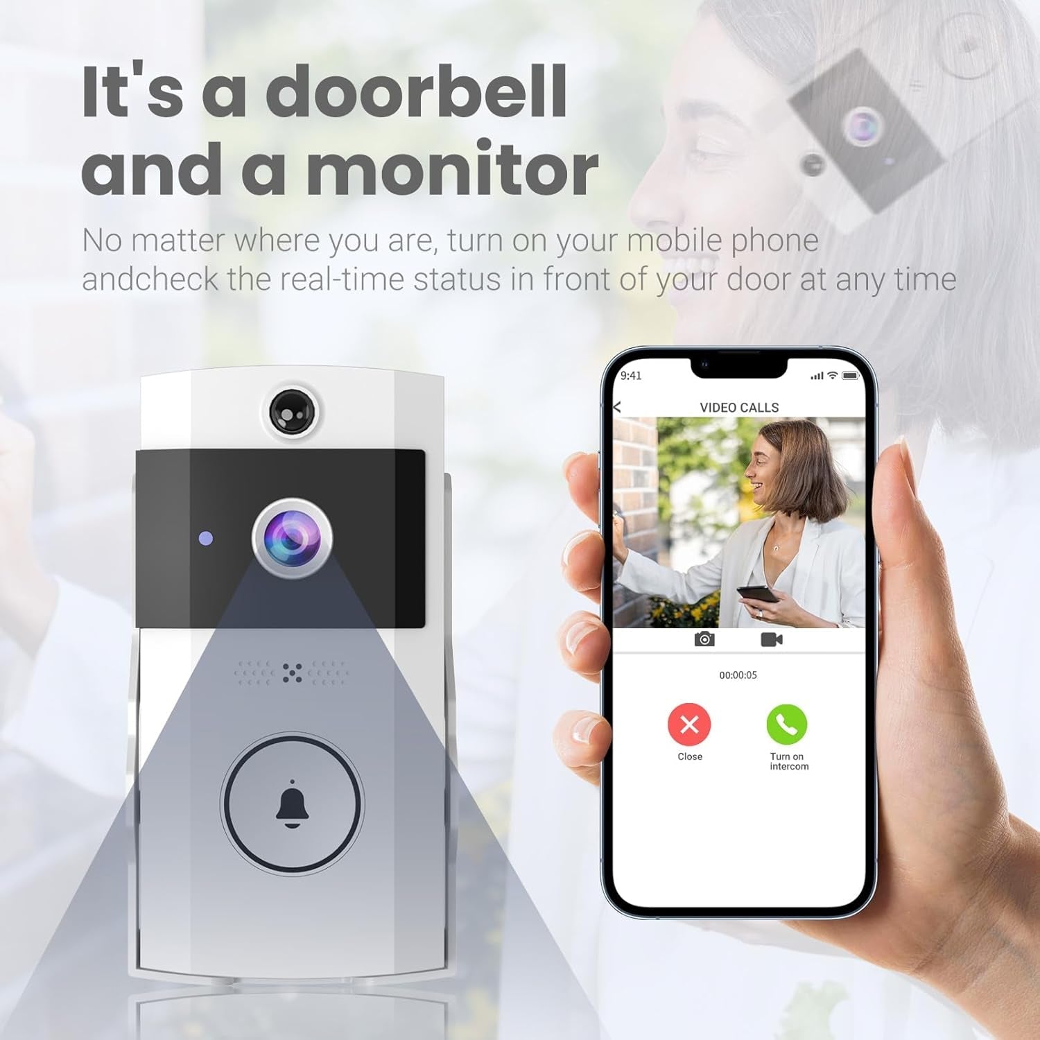 Ringixdo Doorbell Camera Without Subscription UK