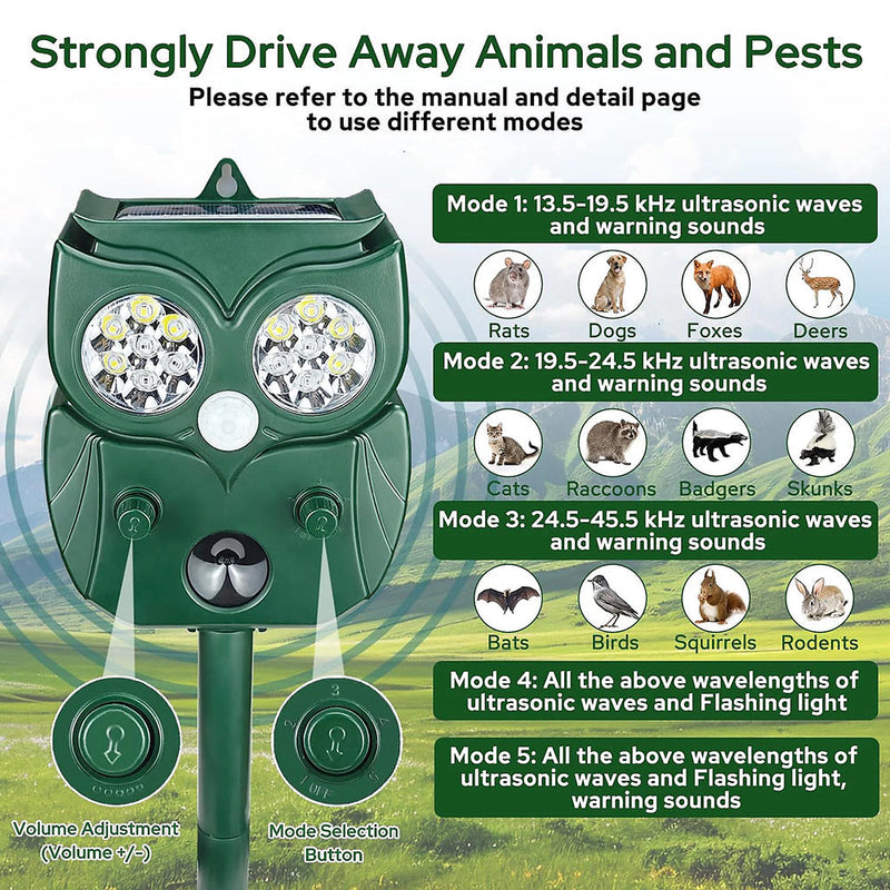 SonicHerd Rabbit Deterrent for Lawn