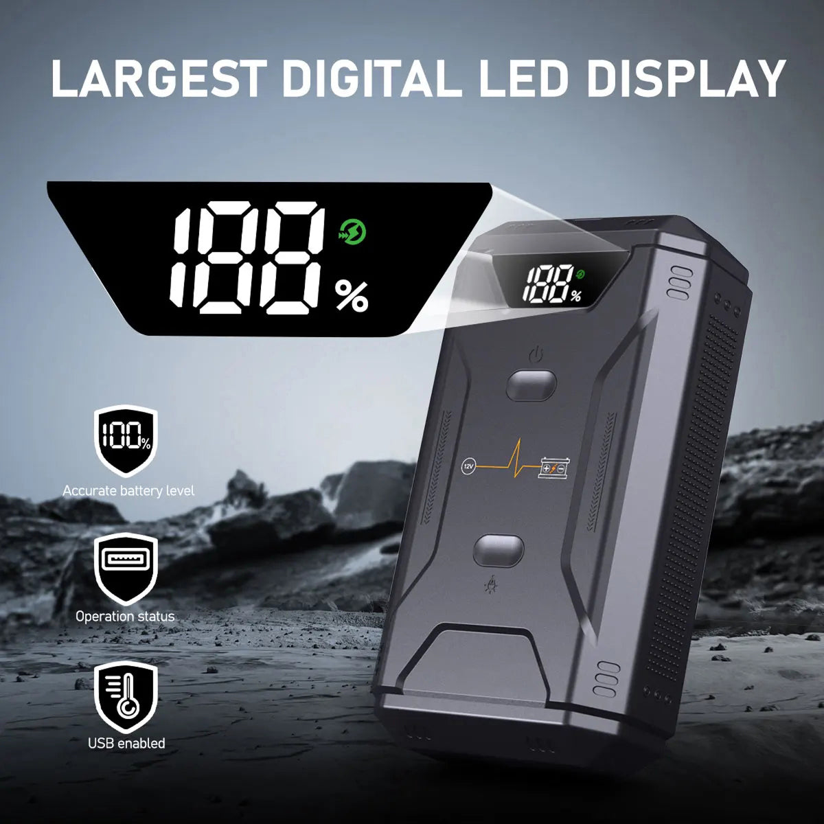 Startixus V2 Portable Car Battery Charger