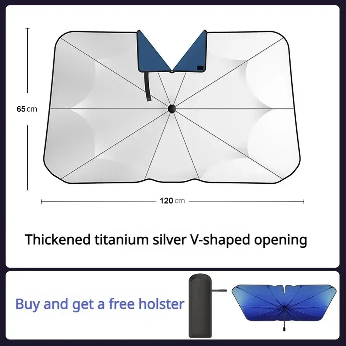 SunDefix Car Windshield Sun Shade