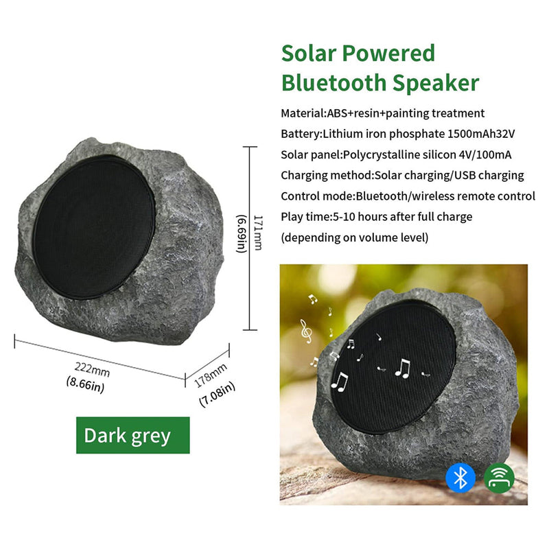 SunRoxax Outdoor Rock Speakers