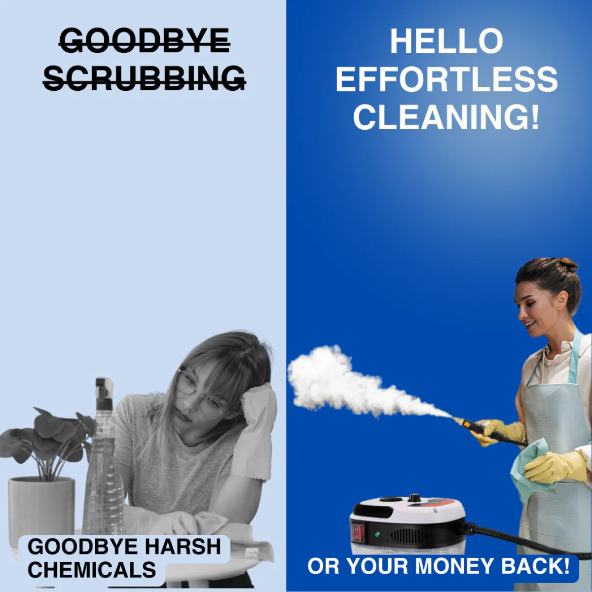 Vaporasy Steam Cleaner for Kitchen and Bathrooms